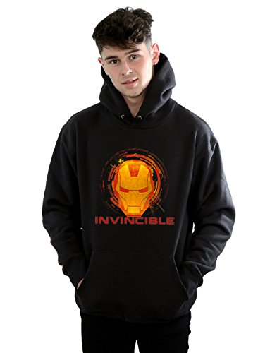 Image of Marvel Men's Avengers Iron Man Invincible Hoodie Black Medium