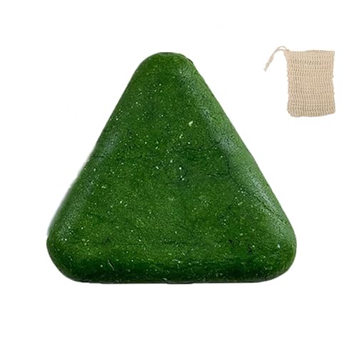 Nature Triangle Shampoo Bar - NatureSeven Green Soap ShampooBar for Women and Men Hair Care (#4)