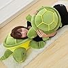 Sea Turtle Plushie Toy,14" Sea Turtle Stuffed Animals Plush Green Soft Plush Toys Hugging Pillows,Tortoise Plush Toys Doll Valentine's Day Birthday Gifts for Kids, Girls, Girlfriend (Green-14 inches) #1