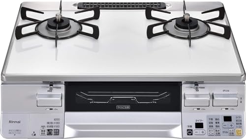 【都市ガス用/右大バーナー】RTS65AWK3RGA-W LAKUCIE ラクシエ リンナイ ガステーブル 幅60cm パールクリスタルトップ トップ:ホワイト ココットプレート付属