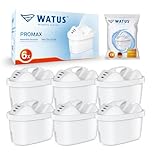 Watus, cartucce filtranti per acqua Brita, Brita Maxtra Pro, Maxtra Plus, riducono piombo, cloro, metalli pesanti e calcare nell'acqua (6)