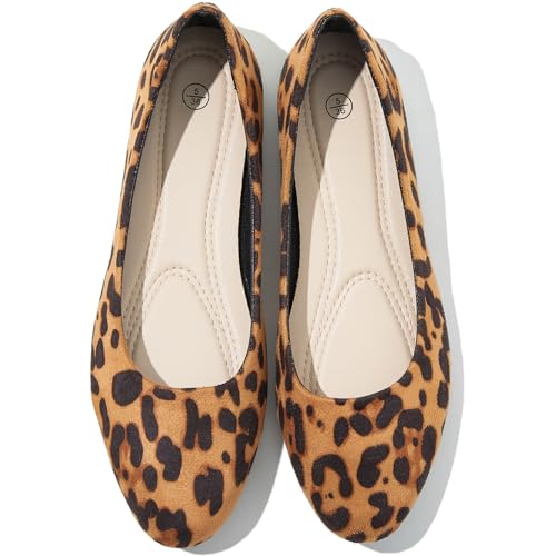 Image of Shupua Flats for Women Round Toe Black Ballet Flats Dressy Work Shoes | Comfortable Womens Ballerina Dress Shoes, Slip On Casual Office Loafers, Comfort, Business, Wedding, Formal, Low Heel, Ladies