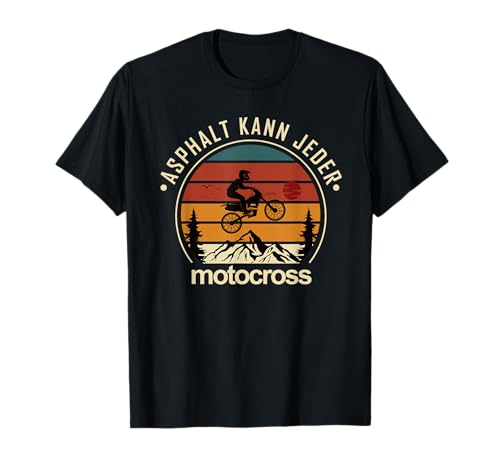 Asphalt Enduro Dirt Bike Supermoto Motocross T-Shirt