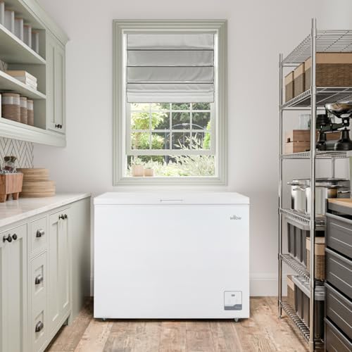 Willow W300CFW 292L Freestanding Chest Freezer with Removable Storage Basket, Electronic Thermostat, 4* Freezer Rating, Low Noise, 2 Years Warranty - White - Image 3