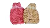 Accessoires Bonnet pour fille avec doublure en polaire polyester, taille unique, couleurs variées - Ecru - Taille Unique