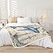 Feelyou Nautical Sailboat Flannal Blanket Twin 60