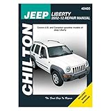 Chilton 40400 Jeep Liberty Repair Manual 2002-2012