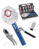 CHANHYD Hydraulic Hose Crimper 71500 Hydra-Krimp Manual A/C Kit for Air Conditioner Hose & Beadlock Fittings - Crimping Tool work with 7 Die Set