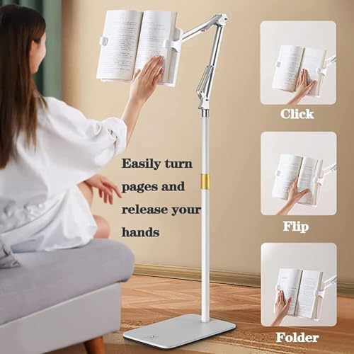Support de tablette bureau réglable en hauteur avec clips de fixation stables - 3