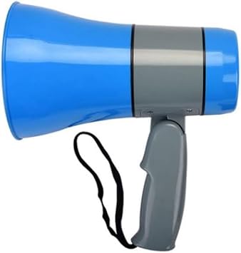 Outdoor Megaphones 20w High Power Portable Bullhorn Speaker with Volume Control and Strap Modern Handheld Megaphone Speaker