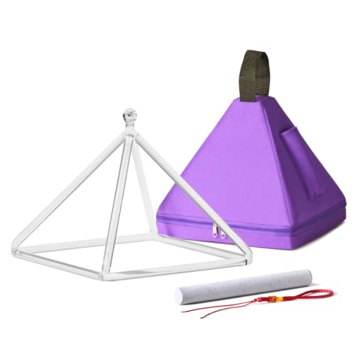 CVNC Quartz Crystal Singing Pyramid 10 Inch