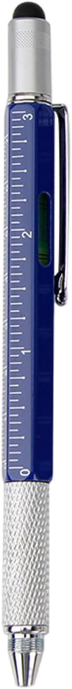 6 in 1 Multitool Pen Gadgets Multifunctional Writing Pen 6 in 1 Multifunctional Ballpoint Stocking Fillers for Men Birthday for Men