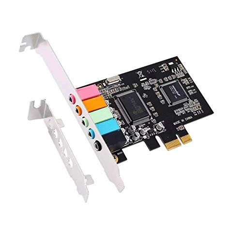 MEO PCI Express Sound Card 5.1 Channels CMI8738 Chipset Audio Digital PCIe Sound