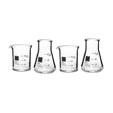 Periodic Tableware Laboratory Beaker Shot Glasses Cover