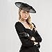 Kentucky Hat Headbands for Women Wide Brim Fascinators with Hoop Lady Bow Cocktail Party Fedoras Derby Hats