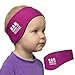 Ear Band-It Swimming Headband - Invented by Physician - Keep Water Out, Hold Ear Plugs in - The Original Swimmer's Headband - Doctor Recommended - Secure Earplugs (Magenta, Small (Ages 1-3))