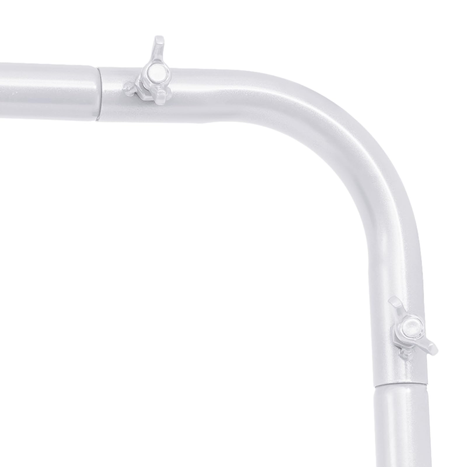 Arche de mariage de 2 x 2 m avec 2 supports de fleurs, support de fond en métal blanc pour fêtes et photos | Kit complet avec support, portable et facile à monter | pour mariage, anniversaire, fête