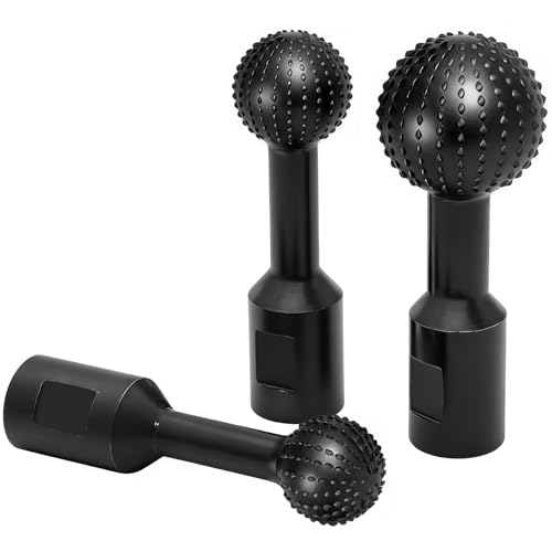 3PCS Sphere Rotary Burr Set, 5/8&rdquo;-11 Thread Ball Carving H