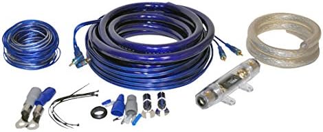 Miniatura 2 de Lanzar Contaq Kit de instalación combinado de cableado de altavoz y amplificador, potencia de calibre 0tierra, control remoto de calibre 16,
