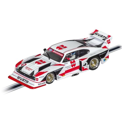 Carrera Ford Capri Zakspeed Turbo avec phares fonctionnels pour circuit Evolution