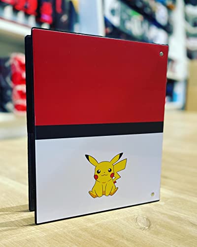 Álbum Pokémon Fichário para Cards Pokebola + 10 folhas plásticas de 9 bolsos YES