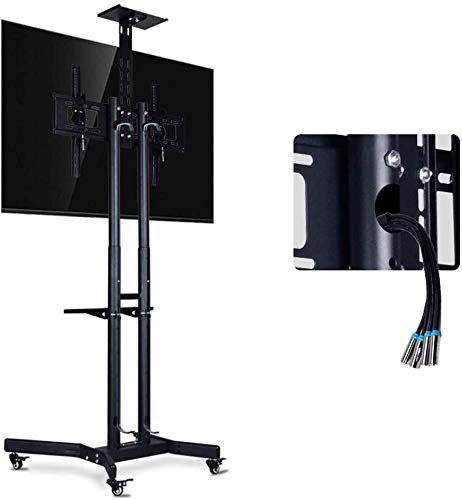 Soporte móvil para TV ajustable para pantallas 32-65 pulgadas miniatura 4