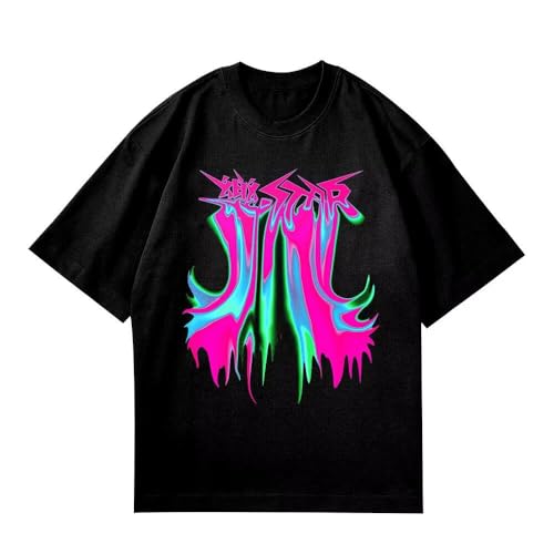 SKZ Rock Star Album Merch T Shirt Felix Jisung Hyunjin Minho Bangchan Changbin Concerts Tee Unisex Tops