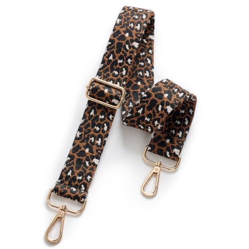 Image of chushui Leopard Print Purse Strap for Women,Adjustable Crossbody Bag Strap