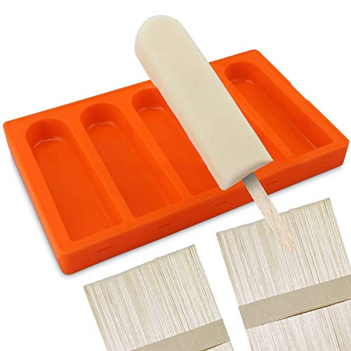 Silicone Popsicle Molds BPA Free, Ice Pop Molds Popsicle Maker with Seal Lid