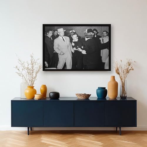 Tableau Jack Ruby Shoots Lee Harvey Oswald, Cadeau Idéal Historien 40x61 - 5