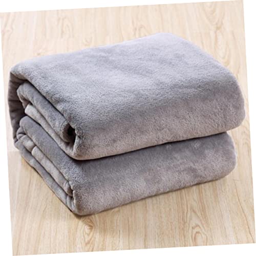 Jeté doux et polyvalent couleur argentée pour cocooning maison - 4