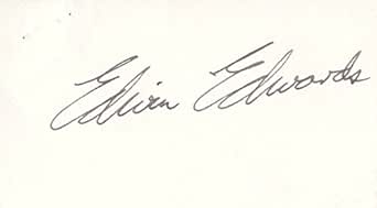 Amazon.com: Governor Edwin W. Edwards - Signature : Collectibles & Fine Art