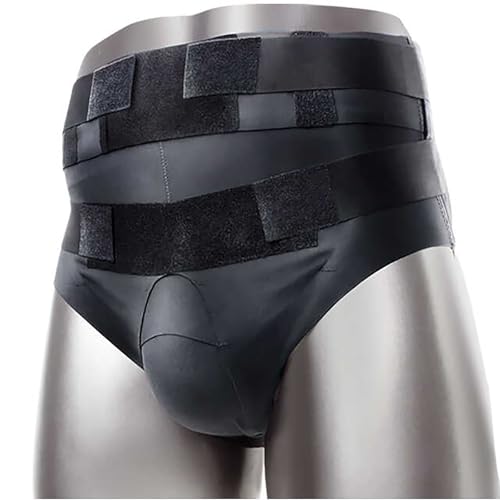 Inguinal Hernia Belt for Men with 2 Removable Pressure Pads for Unilateral/Bilateral Hernia Belts for Pre- and Post-Operative Use(Medium)