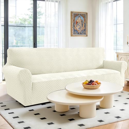 Housse canape 4 places extensible antidérapante et antisalissure