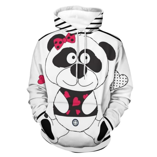 Sweat à capuche ours pour cocooning sweat-shirt unisexe manches longues UMENG automne