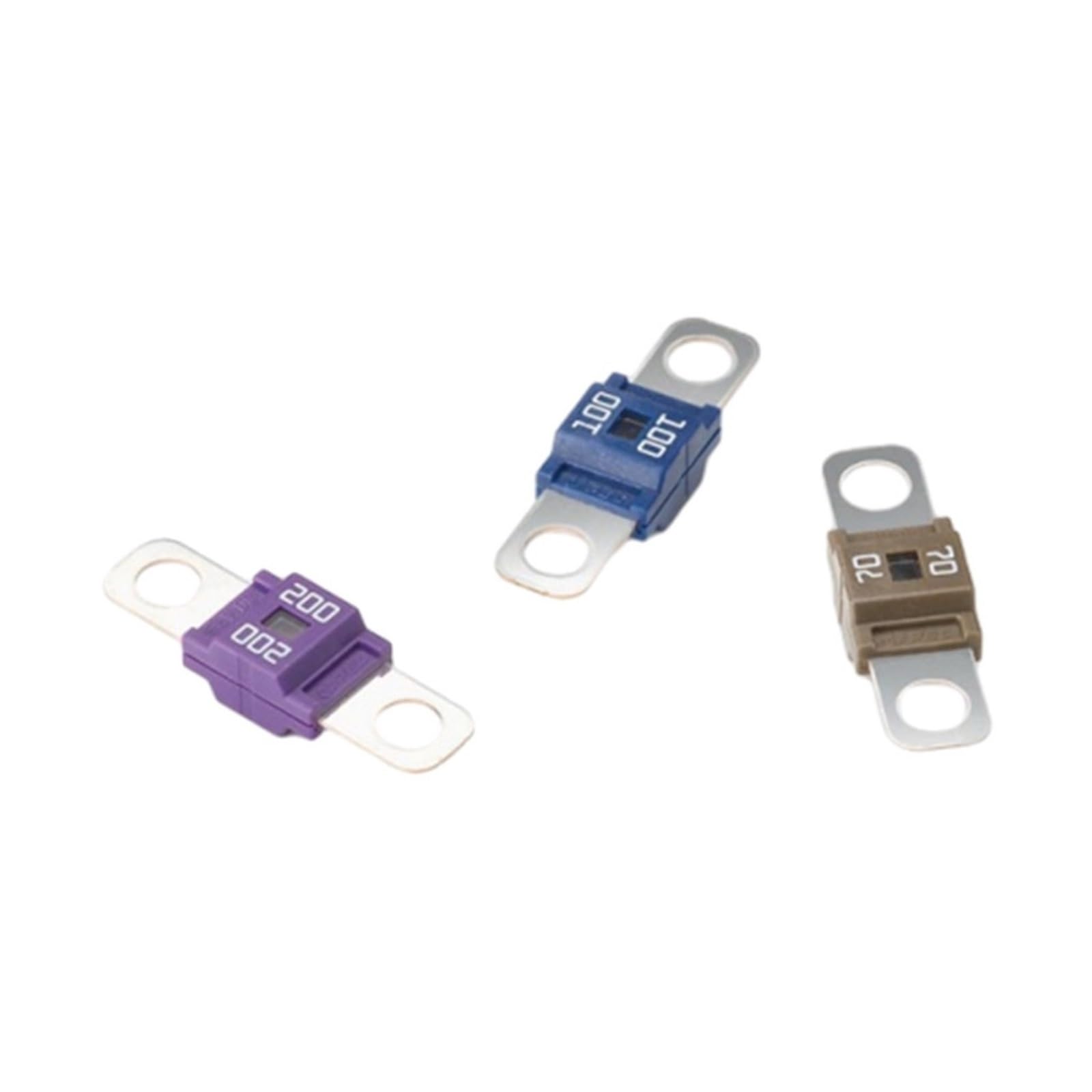 Fusible automotriz SBFW-L 40A de perno de horquilla pequeña M6 para recambio de coche y moto