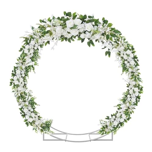 6.5 Ft Round Metal Arch Garden, Arbor for Garden, Indoor