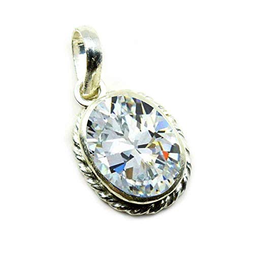 Regalo para hombre ovalada zirconio cúbico ideal para aniversarios