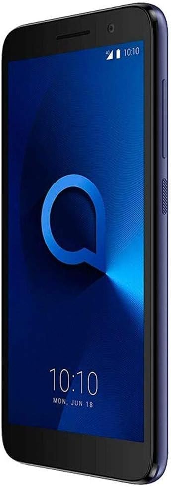 Alcatel 1 (2021) 4G LTE Unlocked 5 inch 5MP Flash 5033E Quad Core Factory Unlocked Worldwide (NOT VERIZON Boost Cricket) Desbloeado Android 11 (Blue), 16GB