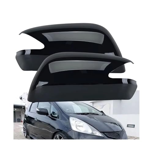 Coques de rétroviseurs en fibre de carbone pour Honda Jazz 2008-2013 GE6 GE8 pièces auto noir