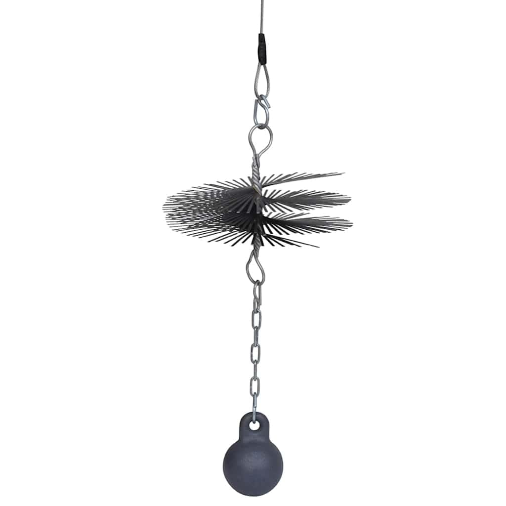 Szczotka do czyszczenia kominka, okrągła, 25 cm, szczotka do