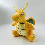  Dibujos Animados Lindos Mew Zapdos Aerodactyl Eevee Muñecos de Peluche Kawaii Anime Lapras Dragonite Poppli Juguetes de Peluche para niños Estilo de regalo-06 20 cm
