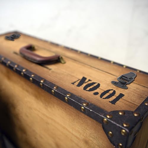 Lesnala 12 Set of Stainless Steel Small Spring Toggle Lock Clasp Buckle Latch for Wooden Case Toolboxes Black Hasps Clamps with Mounting Screws - Image 2