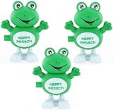 Cazenove 3 Passover Hopping 10 Plagues Frog Toy for Pesach Seder Table Decoration