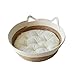 Leefasy Cat Bed Basket Dog Bed Breathable Winter Summer Durable Washable Round Furniture Protection Pet Scratching Sleeping Bed, Large