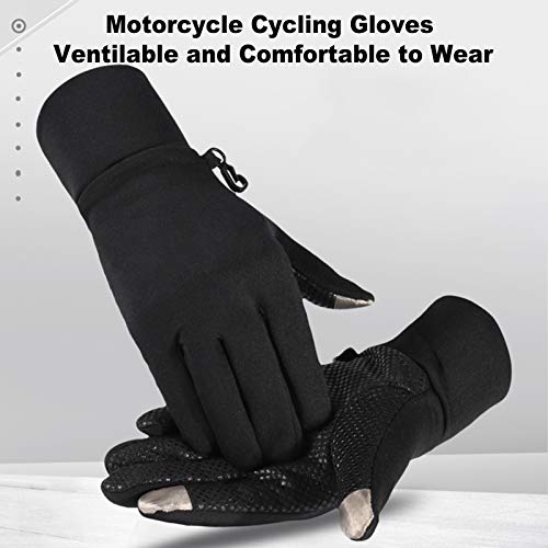 Sangmei Luvas de motocicleta com tela sensível ao toque Luvas de ciclismo de dedo completo Luvas que