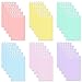 Resurhang 30 Pcs Mini Pastel Notepads Back to School Gift Rainbow Pocket Notebooks Bulk Colorful Notepads for Birthday Party Favors Spring Easter Classroom Office Supplies Paper Pads, 2.4 x 4 Inch