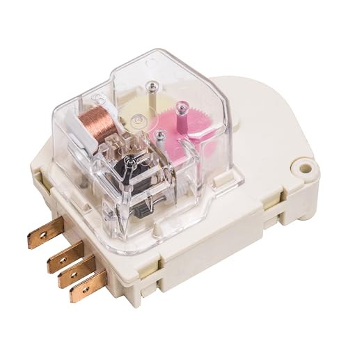 BlueStars Upgraded 215846602 Refrigerator Defrost Timer Replacement Part - Compatible with Frigidaire & Kenmore Refrigerators - Replaces 215846606 240371001 241621501 AP2111929 PS423801