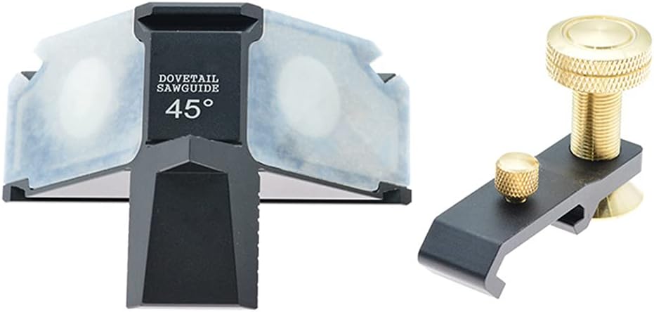 Woodworking Machinery Parts Double 45 Degree Cutting Guide With 25mm/0.98In Maximum Clamping Width