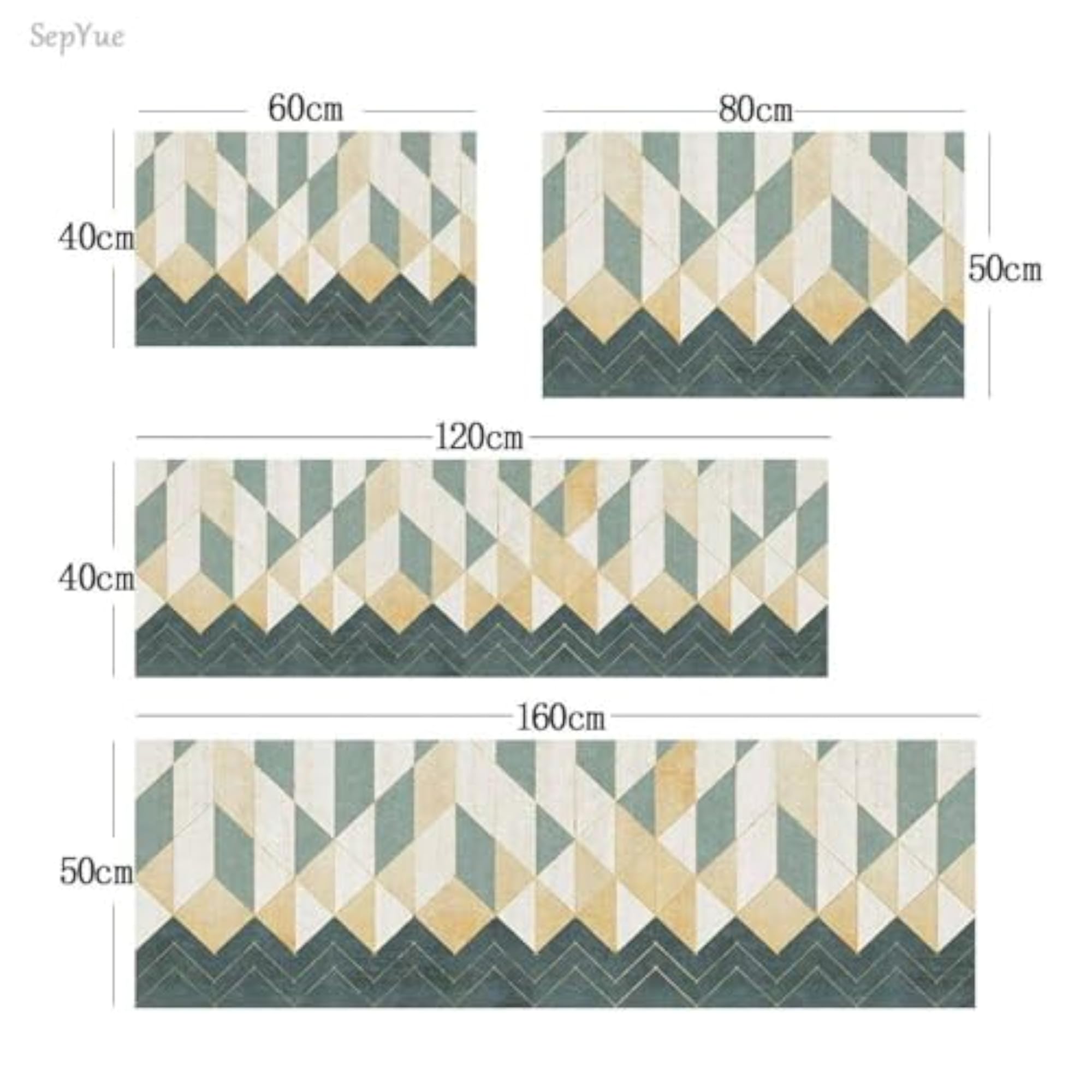 Anti-Slip Long Kitchen Rug, Modern Doormat